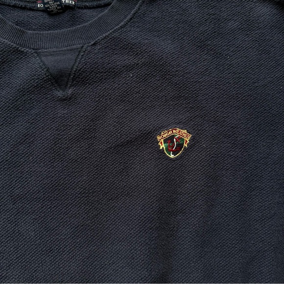 Vintage Gant rough weather V neck sweater pullover size L made in USA - Picture 2 of 7